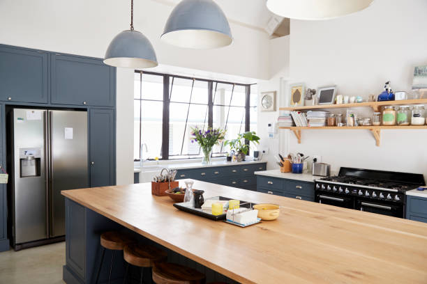 istock Kitchen island in a large family kitchen 944581624