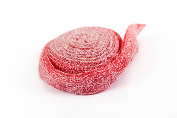 geleia doce de espiral de açúcar - foto de acervo