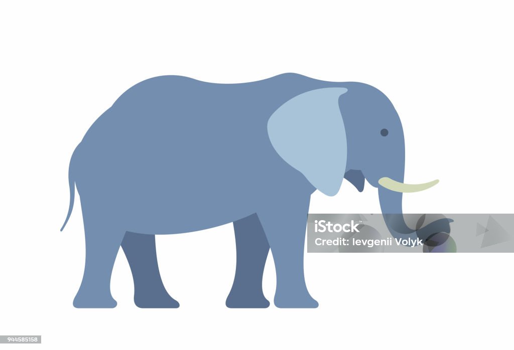 Éléphant - clipart vectoriel de Éléphant libre de droits