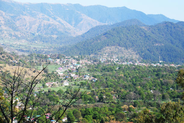 istock A village below the mountains. 944588562
