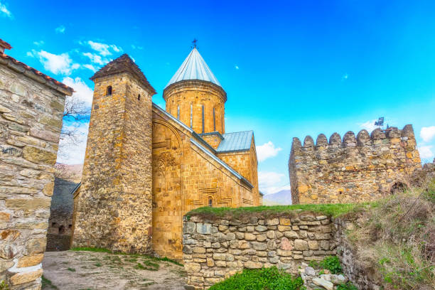 istock Ananuri castle complex on the Aragvi River in Georgia 944589094