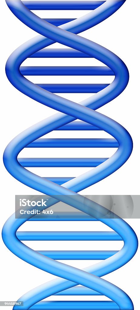 ADN azul - Royalty-free ADN Foto de stock