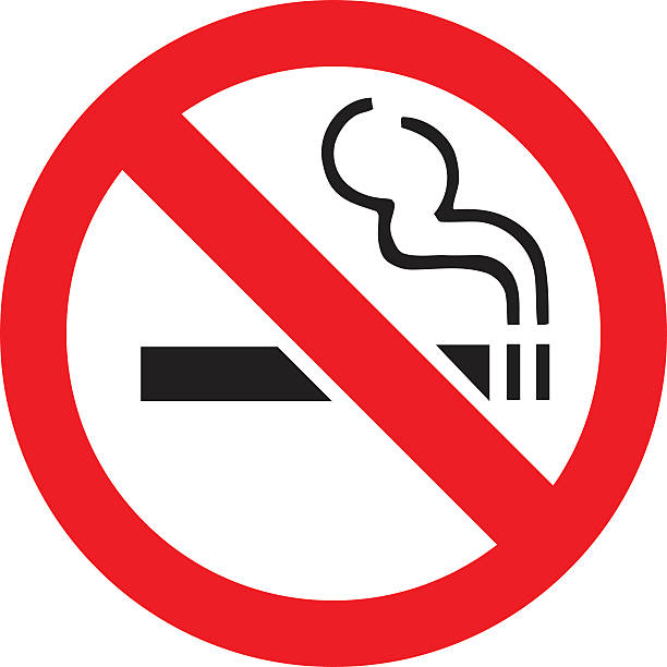 illustrations, cliparts, dessins animés et icônes de generic interdiction de fumer - no smoking sign smoking sign cigarette