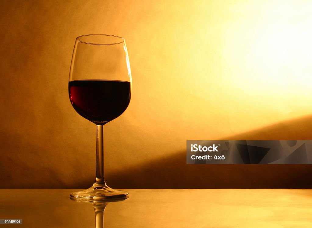 Alcohol - Glass of red wine  Alcohol - Drink Stock Photo
