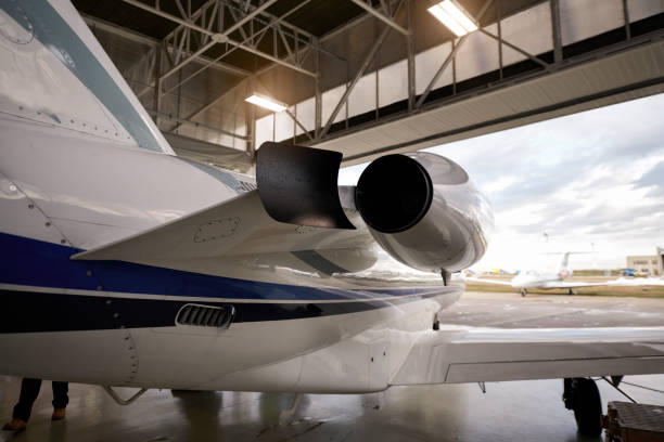 istock Aircraft in the hangar 944591722