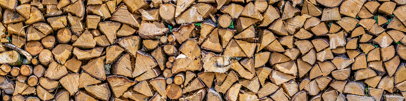 Firewood as a broad texture