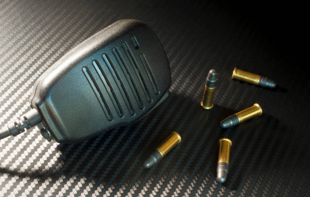 istock Cartridges and radio microphone 944602160