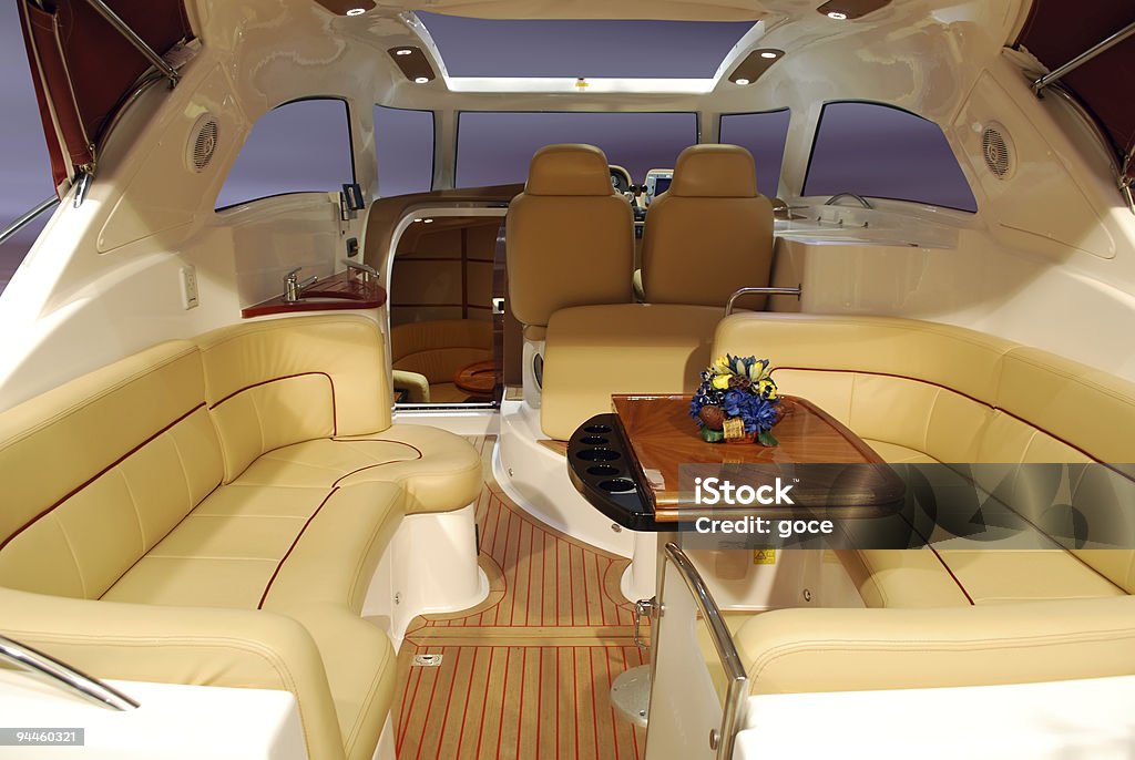 Iate de Luxo - Royalty-free Interior dum Veículo Foto de stock