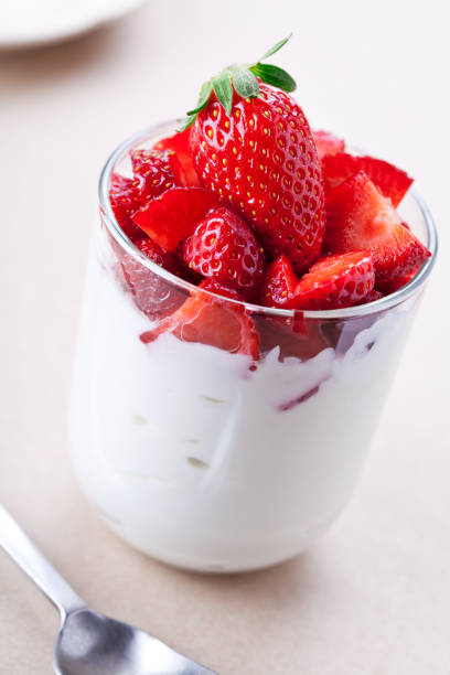 istock Homemade Yogurt With Strawberries 944615582