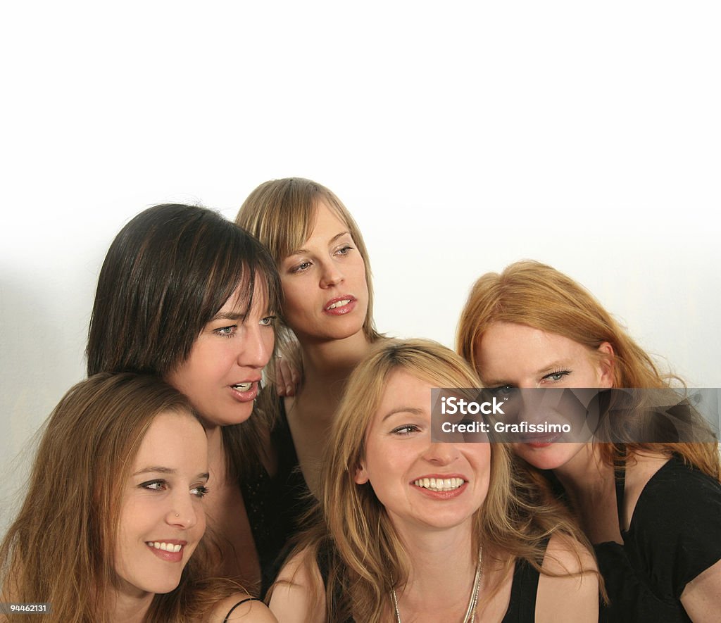 Five girls looking  Adult Stock Photo