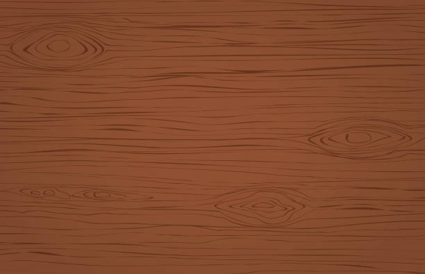 Dark brown wooden cutting, chopping board, table or floor surface. Wood texture. Dark brown wooden cutting, chopping board, table or floor surface. Wood texture wood table stock illustrations