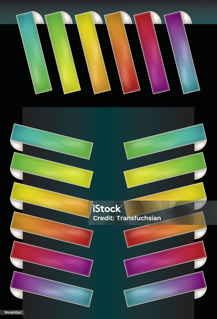 Id Tags Gradient Wrapping Gradient Tags Stock Illustration - Download Image Now - Blank ...