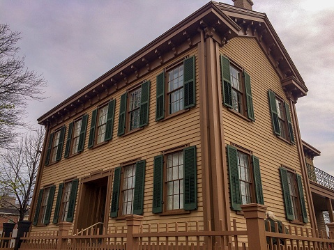 Springfield, IL—March 24, 2016 former presidential home and national land mark open for tours