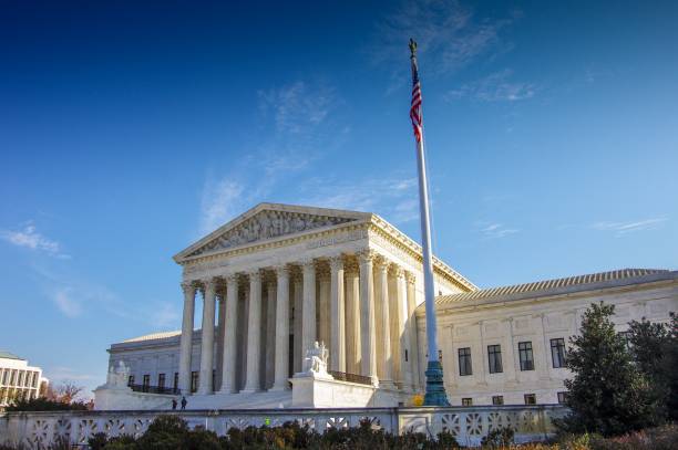 United States Supreme Court Building stock photo