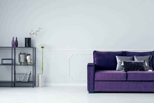 istock Purple couch in living room 944637614