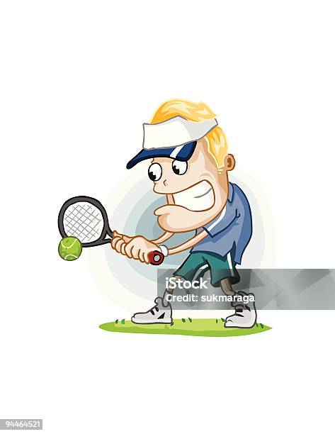 Игры В Теннис — стоковая векторная графика и другие изображения на тему Уимблдон - Уимблдон, WTA Tour, Векторная графика