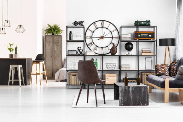 istock Leather chair in manly flat 944652382