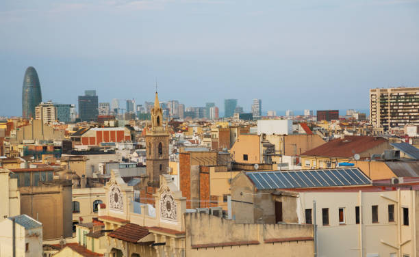 istock Aerial view of Barcelona 944655292