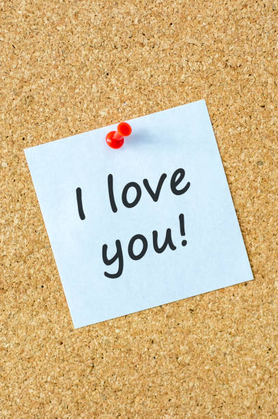 istock Love message on a piece of paper 944655512