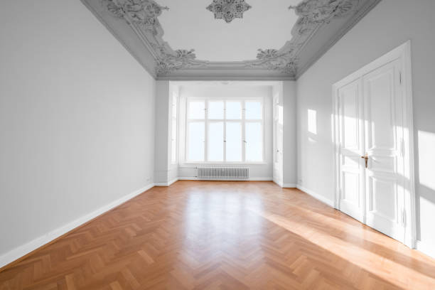 istock empty room in beautiful apartment - real estate interior 944656952