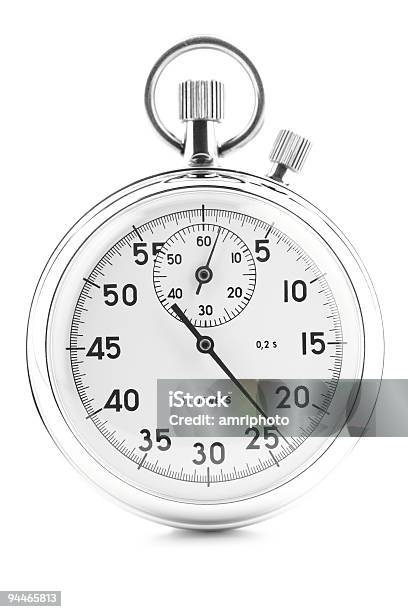 Flawless Stopwatch Stock Photo - Download Image Now - Cut Out, Second Clock Hand, Time