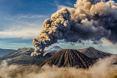 Bromo eruption