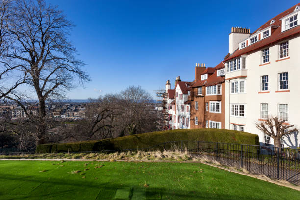 istock Apartments near the castle in Edinburgh 944663584