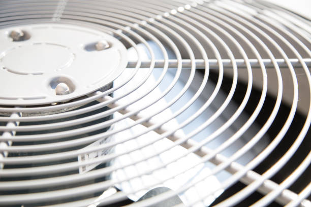 istock Home air conditioner unit in summer season. 944668300