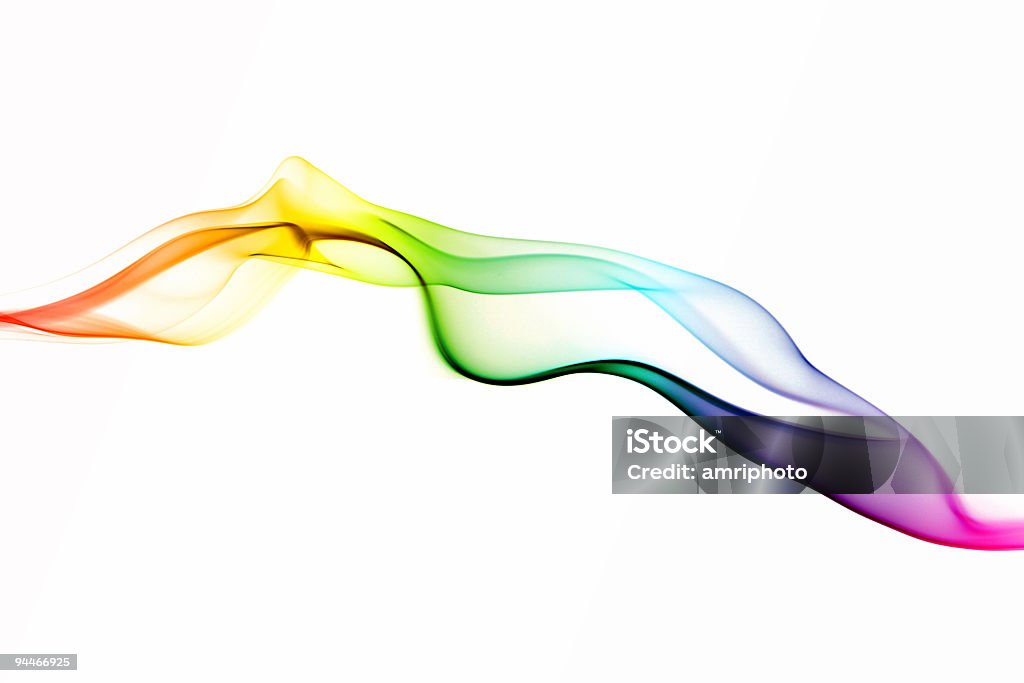 Onda suave de color - Foto de stock de Arco iris libre de derechos