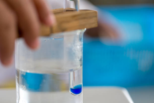 istock Analyze Functional groups of chemical in laboratory. 944673262