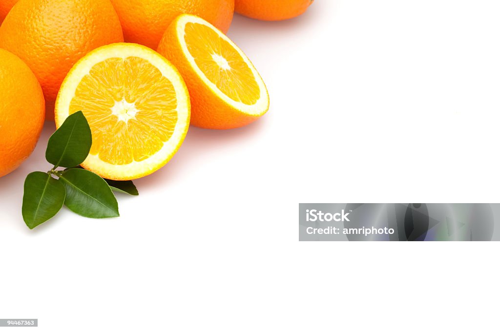 place for your text next to oranges  Citrus Fruit Stock Photo