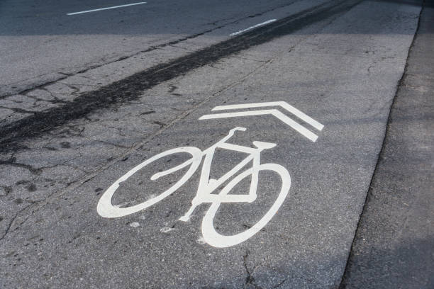 istock Bicycle Lane, Asheville, North Carolina 944673850