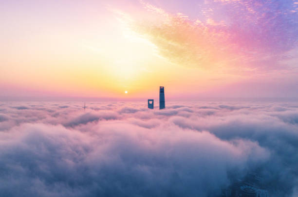 istock Shanghai in fog 944699784