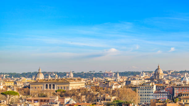 istock Rome Cityscape Aerial View from Trastevere Hill 944700822
