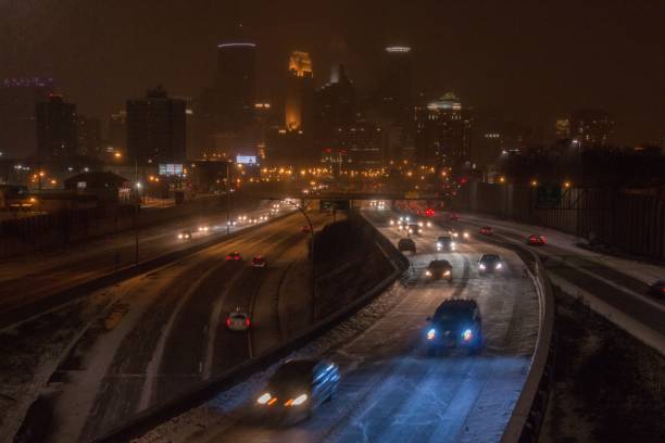 istock Minneapolis, Minnesota Skyline Skyscrapers from far away 944708002