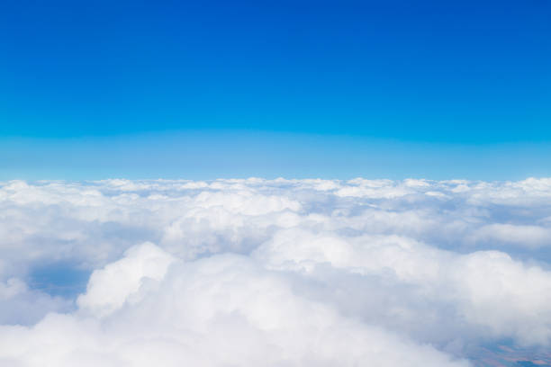 istock Aerial photography with white clouds 944708160