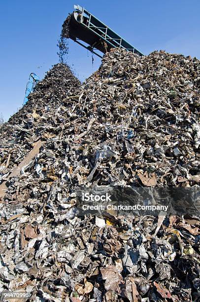 Metall Recycling Center Stockfoto und mehr Bilder von Metall - Metall, Wiederverwertungsanlage, Altmetall