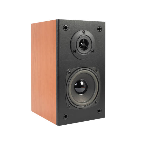 istock Music and sound - Loudspeaker enclosure. Isolated 944722180