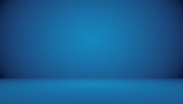 istock Blue gradient abstract background empty room with space for your text and picture 944730130
