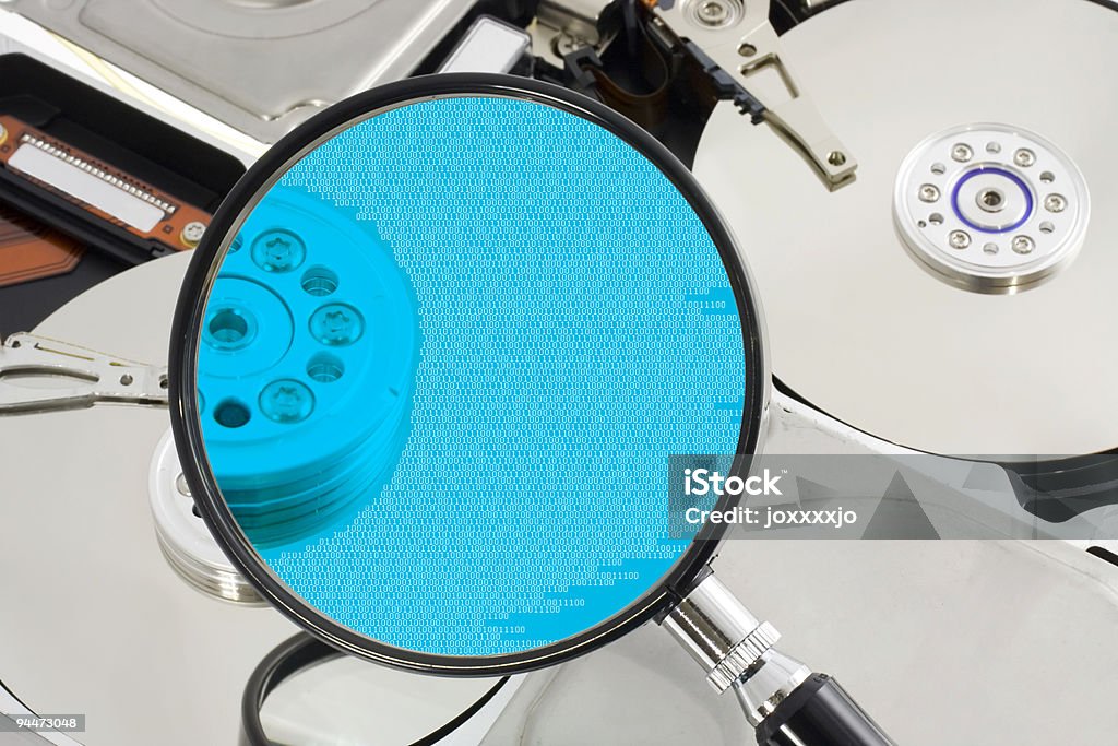 Analisi forense informatica - Foto stock royalty-free di Computer