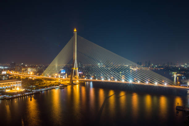 istock Nightlife at Rama VI Bridge 944733044