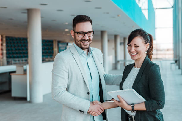 istock Concept of business partnership handshake. 944734152