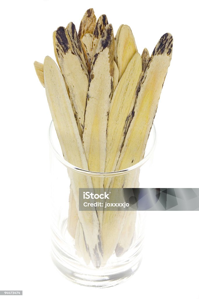 Traditional Chinese Medicine - Beiqi (Astragalus membranaceus)  Alternative Therapy Stock Photo