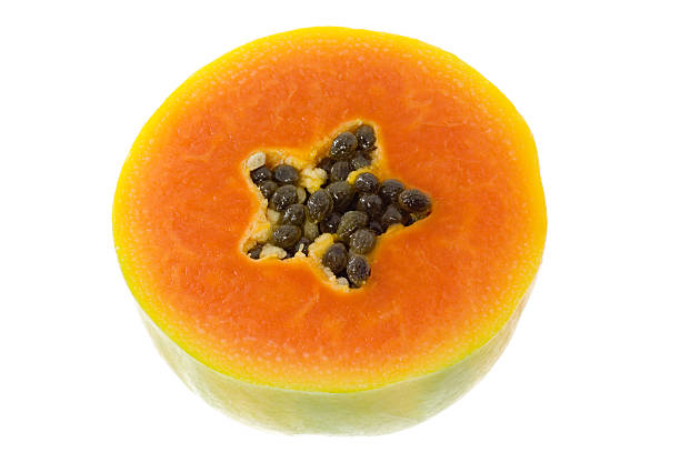 istock Cross section of a papaya 94473564