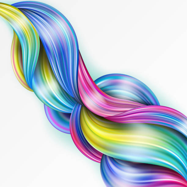 istock 3d abstract liquid fluid design. Colorful modern background with twisted brush stroke, smear waves, paint splash curl. 944737246