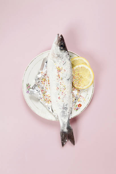 istock sprinkles fish meuniere flower plate pink 944737560