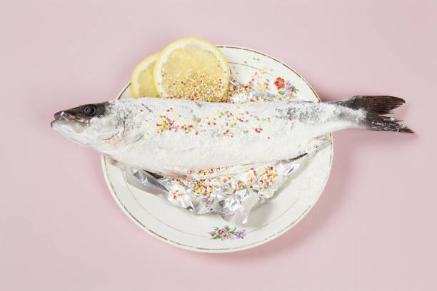 istock sprinkles fish meuniere flower plate pink 944737564