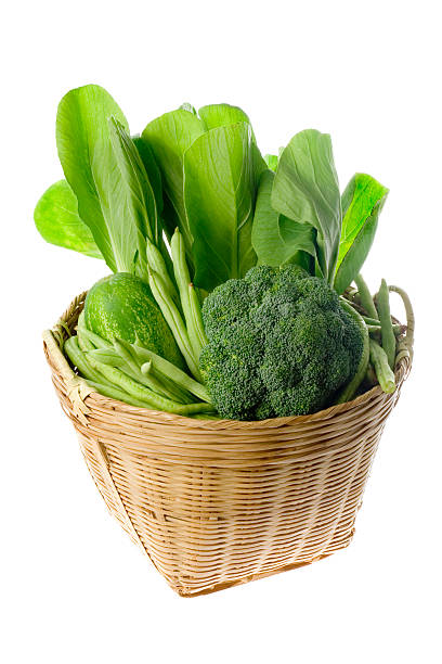 istock Basket of green vegetables 94474743