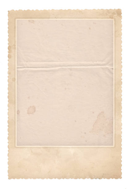 istock Old photo frame. Vintage paper. Retro card 944751798