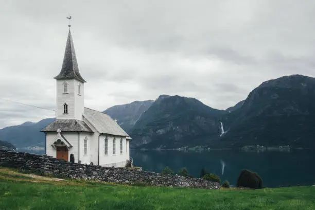 Photo of Typical christianity church in Norway